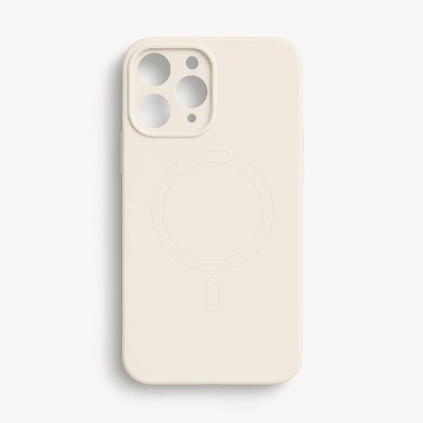 Coque magnétique en silicone liquide pour iPhone