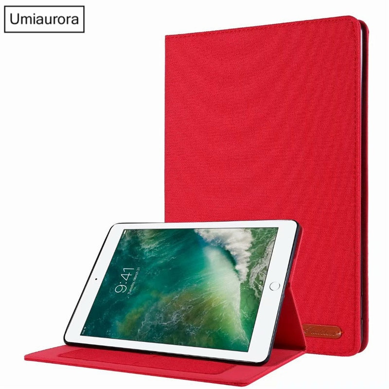 Étui en cuir avec poche intérieure pour iPad