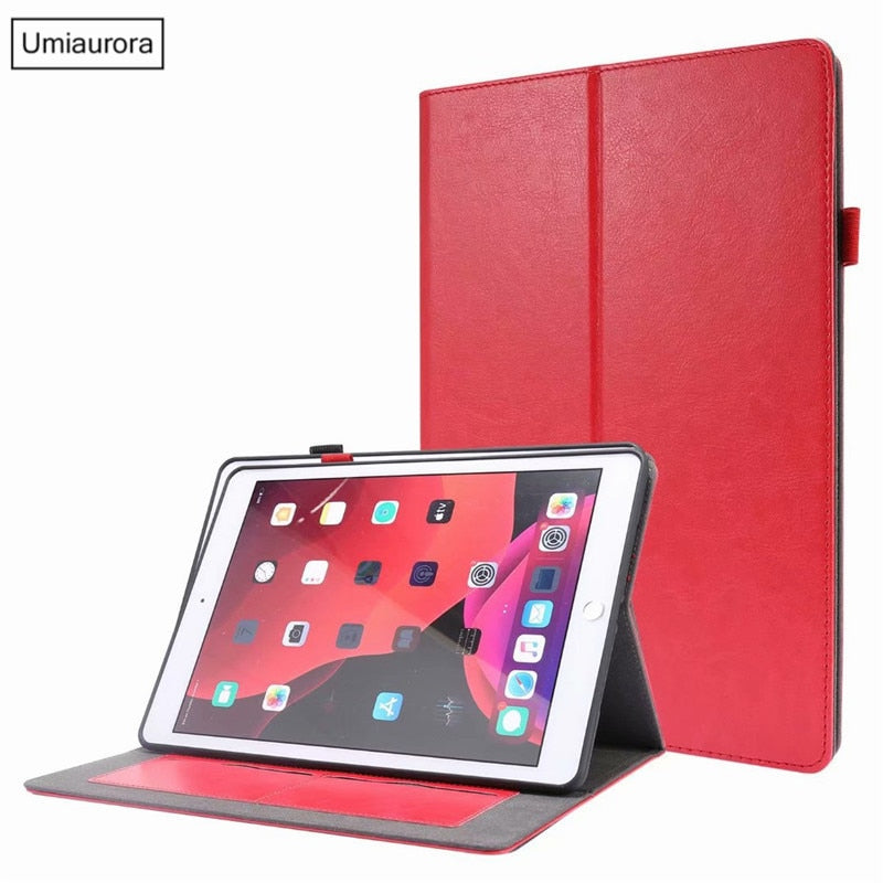 Étui en cuir avec poche intérieure pour iPad