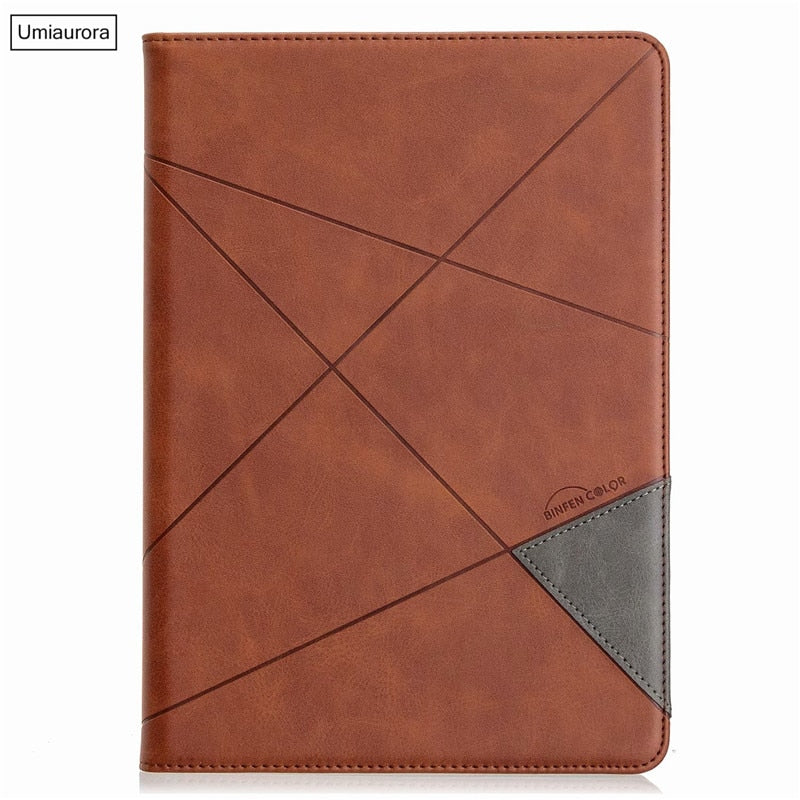 Étui en cuir avec poche intérieure pour iPad
