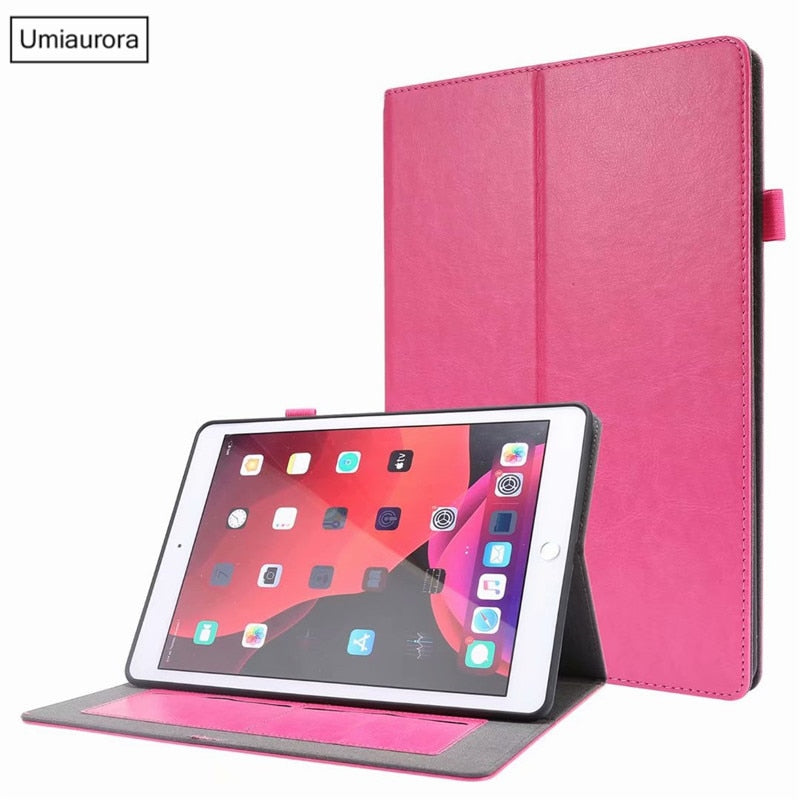 Étui en cuir avec poche intérieure pour iPad