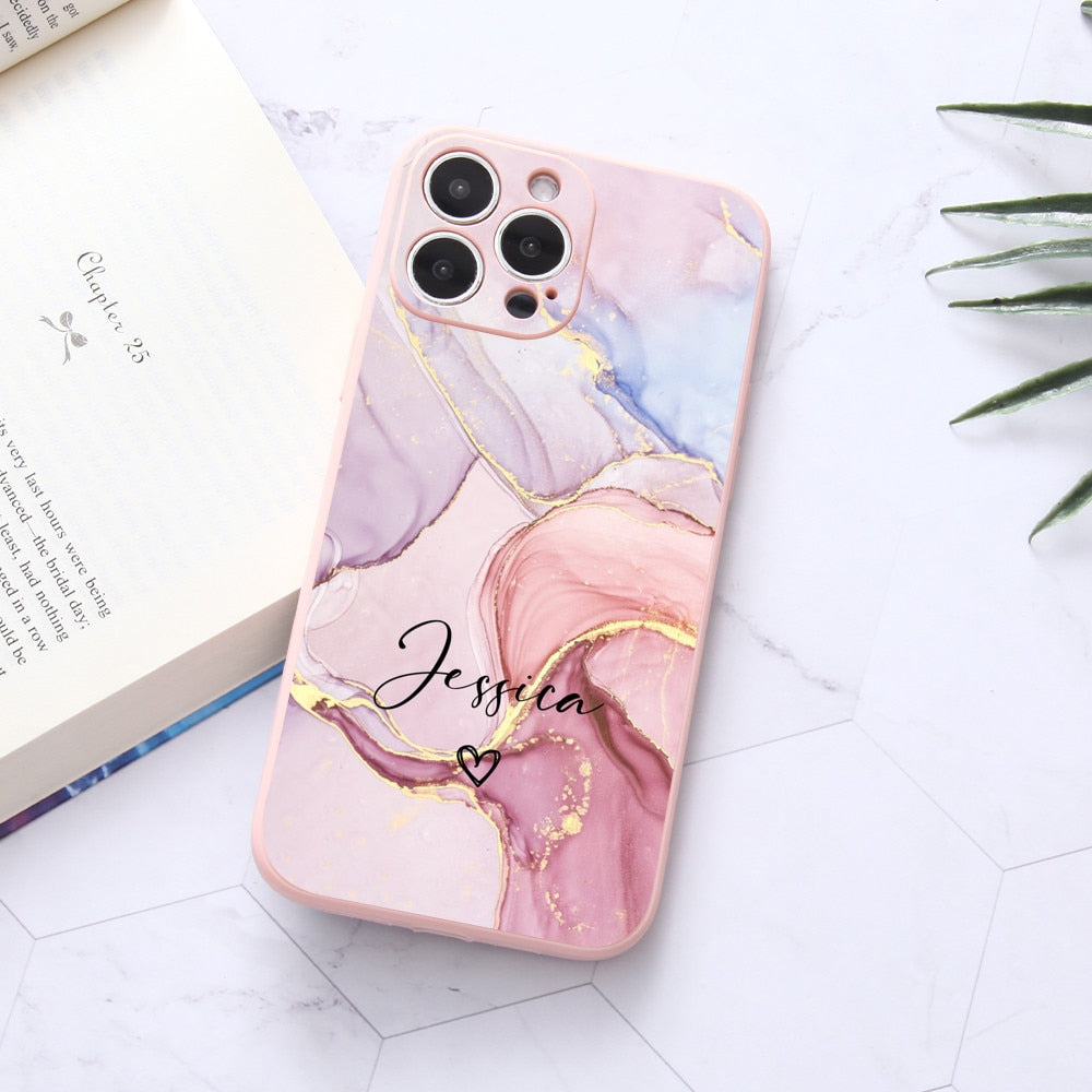 Effet Marbre - Coque personnalisée pour iPhone