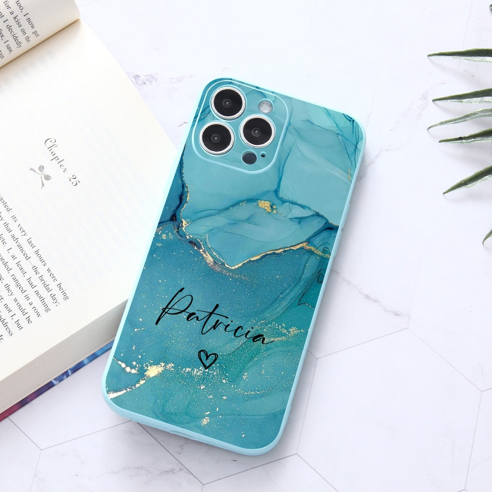 Effet Marbre - Coque personnalisée pour iPhone