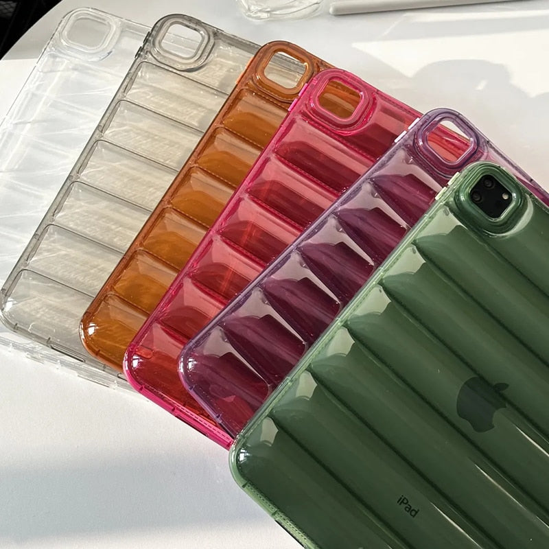 Étui de protection en silicone à bulles 3D pour iPad