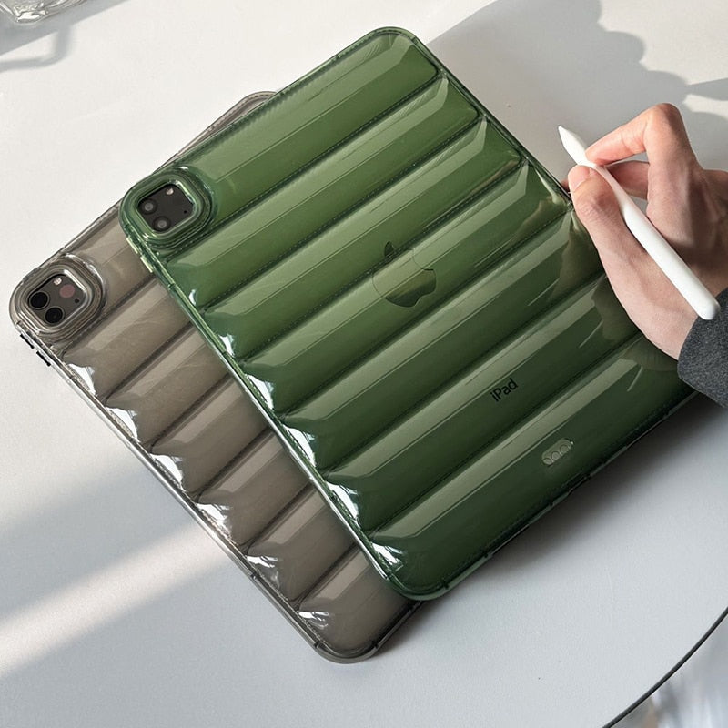 Étui de protection en silicone à bulles 3D pour iPad
