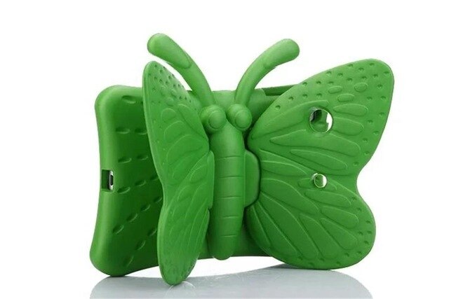 Étui papillon en silicone adapté aux enfants pour iPad Mini