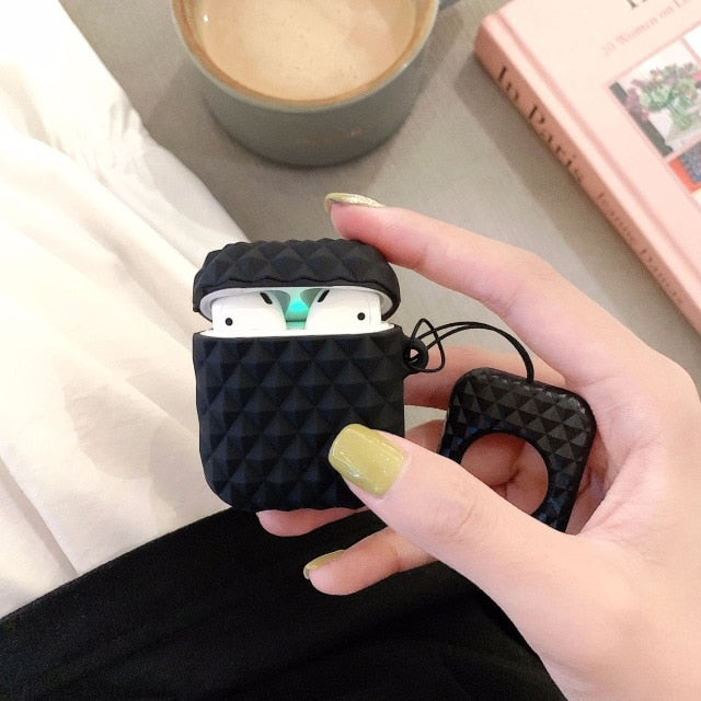 Diamond Style Silicone Case For Apple Airpods