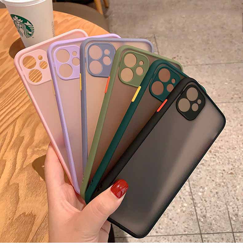 Superbe coque de téléphone à cadre coloré pour iPhone