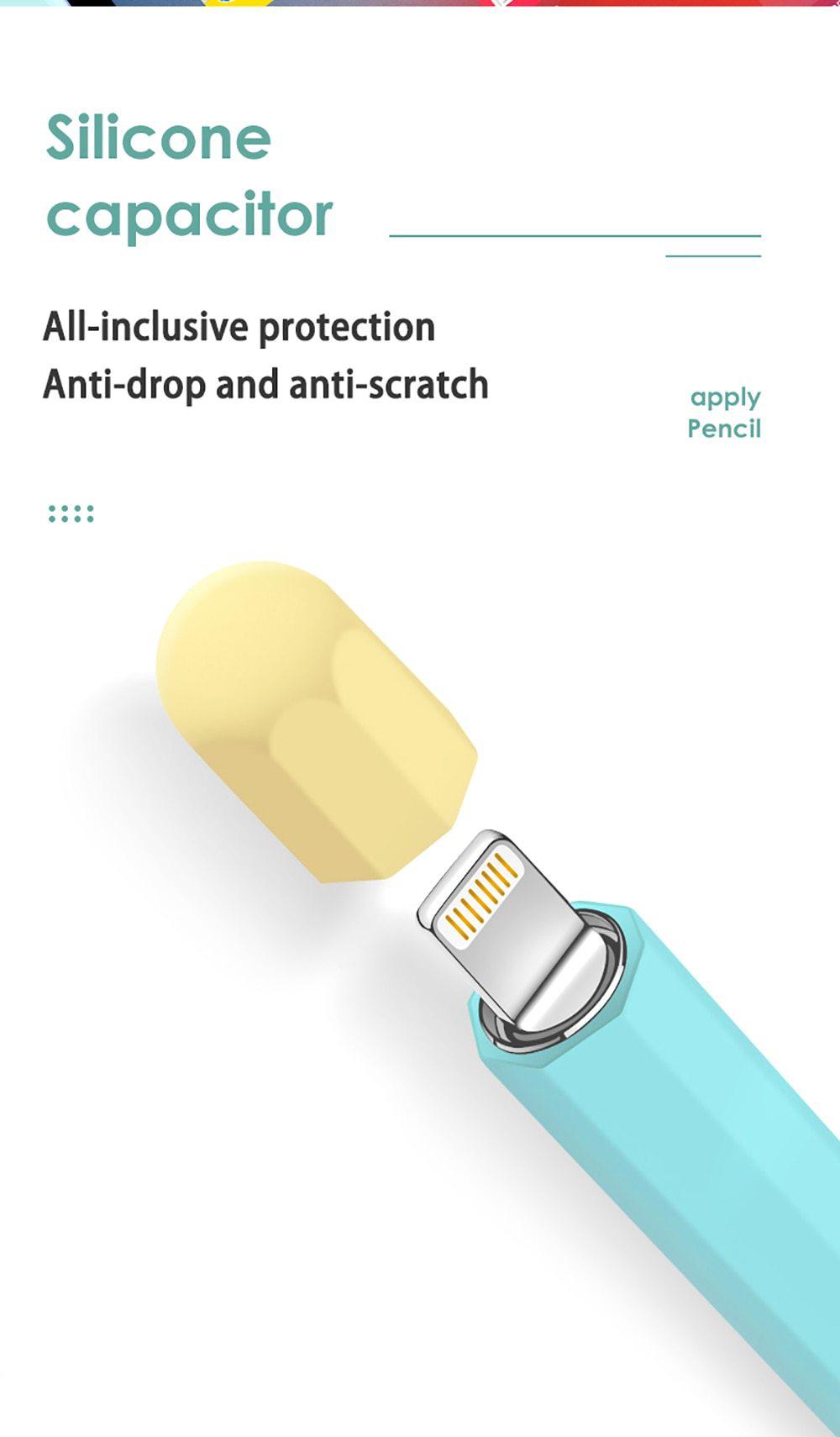 Étuis en silicone souple pour Apple Pencil pour iPad