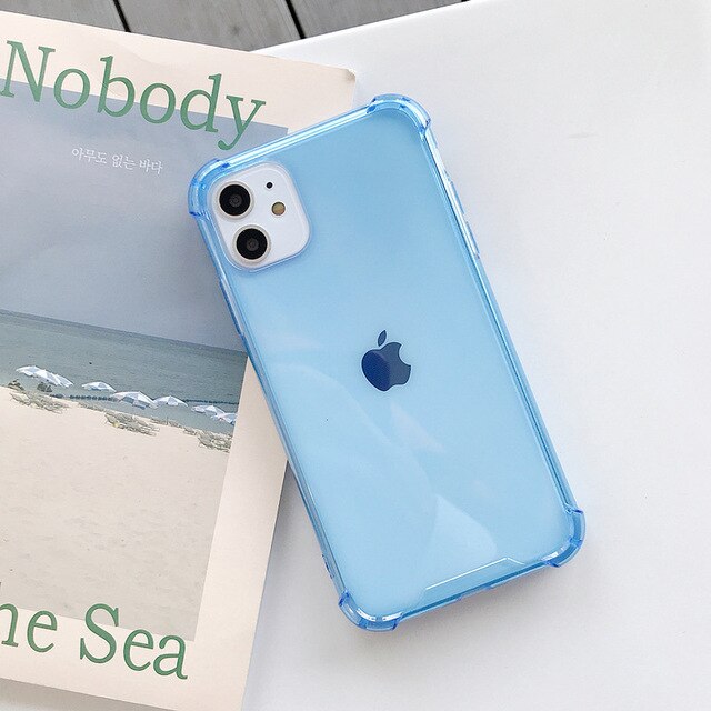 Coque de téléphone basique en silicone pour iPhone