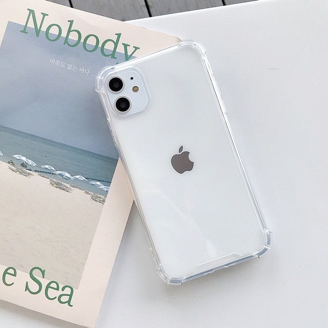 Coque de téléphone basique en silicone pour iPhone
