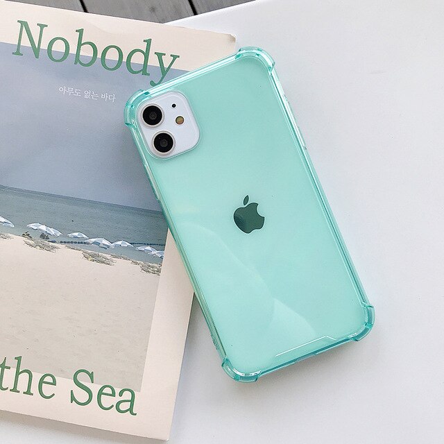 Coque de téléphone basique en silicone pour iPhone