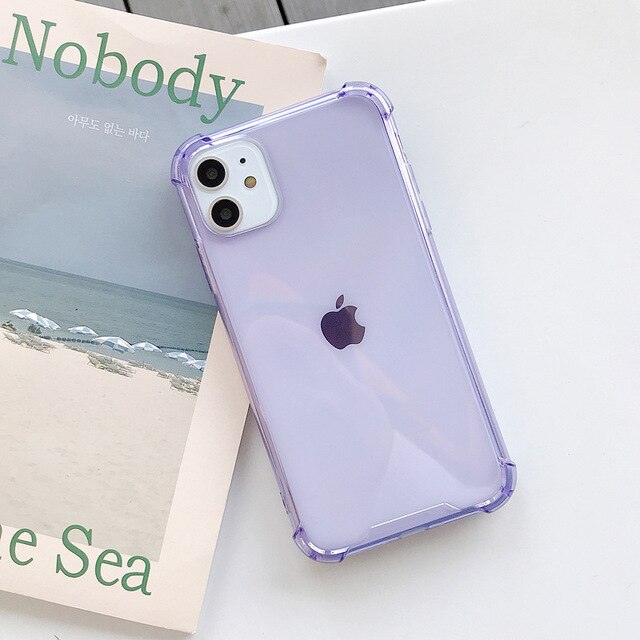 Coque de téléphone basique en silicone pour iPhone