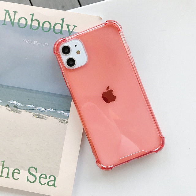 Coque de téléphone basique en silicone pour iPhone