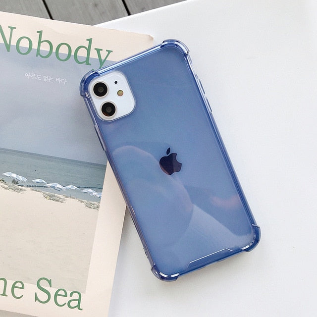 Coque de téléphone basique en silicone pour iPhone