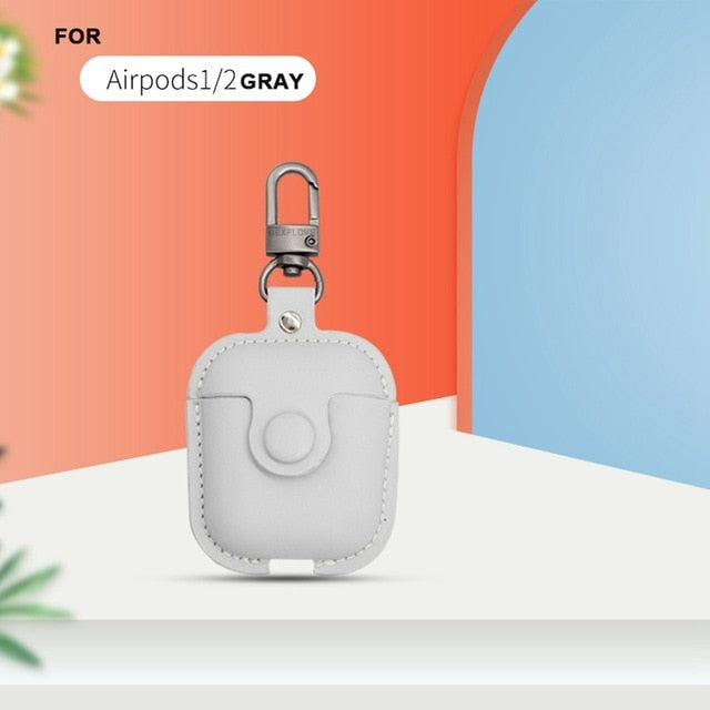 Leather Case Cover For Airpods