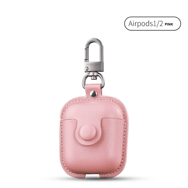 Leather Case Cover For Airpods