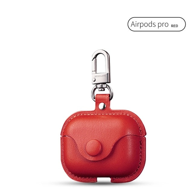 Leather Case Cover For Airpods