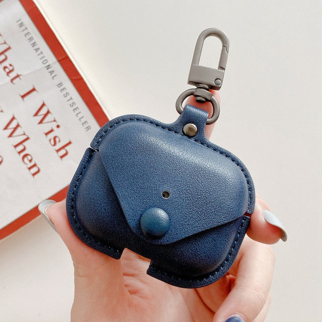 Leather Case Cover For Airpods