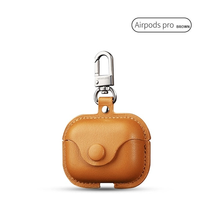 Leather Case Cover For Airpods