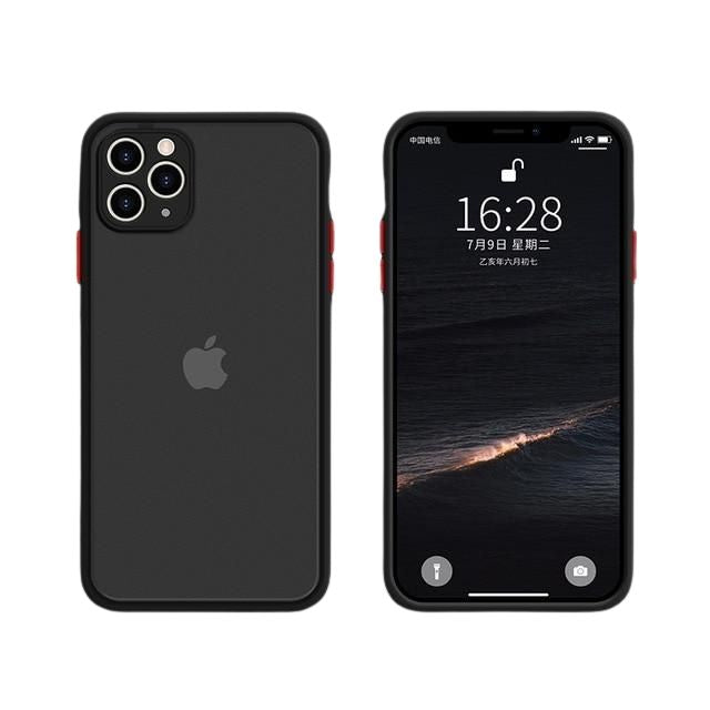 Superbe coque de téléphone à cadre coloré pour iPhone