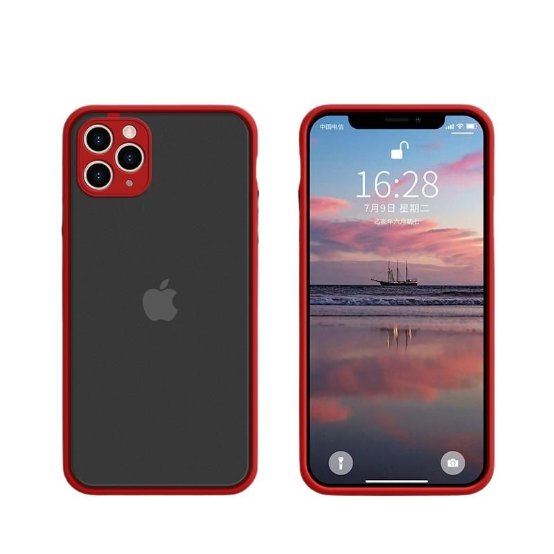 Superbe coque de téléphone à cadre coloré pour iPhone