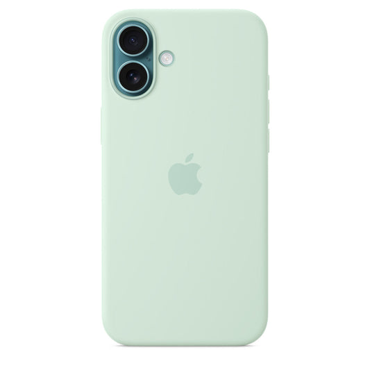 Coque en silicone authentique pour iPhone 16 Pro avec MagSafe
