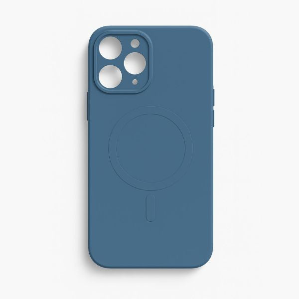 Coque magnétique en silicone liquide pour iPhone