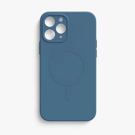 Coque magnétique en silicone liquide pour iPhone