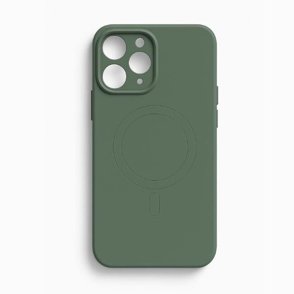 Coque magnétique en silicone liquide pour iPhone