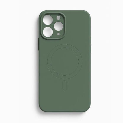 Coque magnétique en silicone liquide pour iPhone