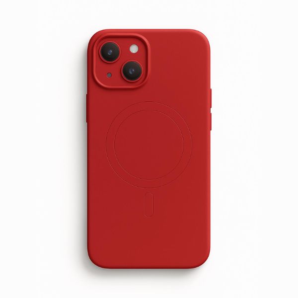 Coque magnétique en silicone liquide pour iPhone
