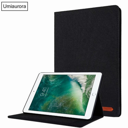 Étui en cuir avec poche intérieure pour iPad