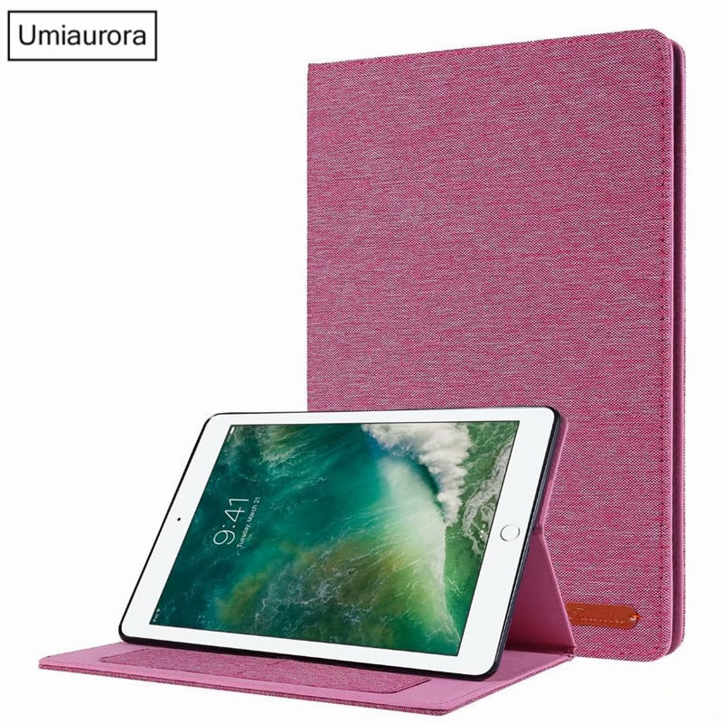 Étui en cuir avec poche intérieure pour iPad