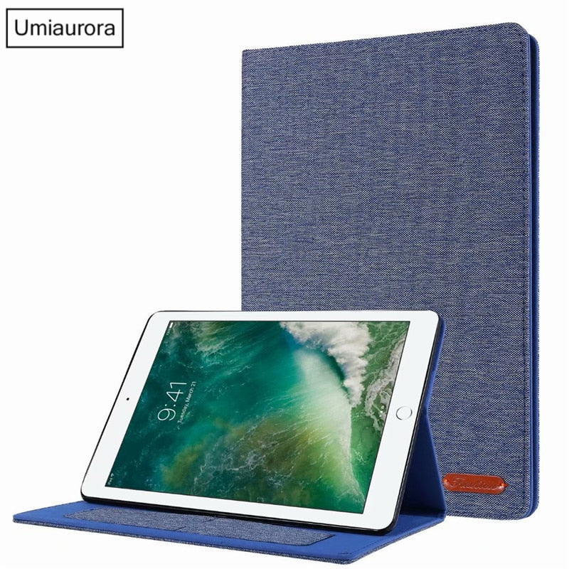 Étui en cuir avec poche intérieure pour iPad