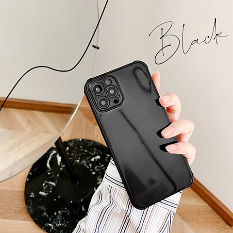 Coque de téléphone plaquée brillante de luxe pour iPhone