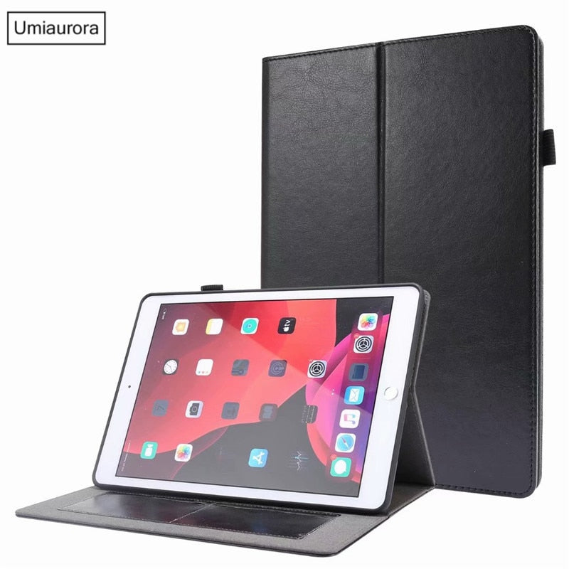 Étui en cuir avec poche intérieure pour iPad