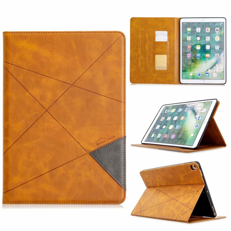 Étui en cuir avec poche intérieure pour iPad