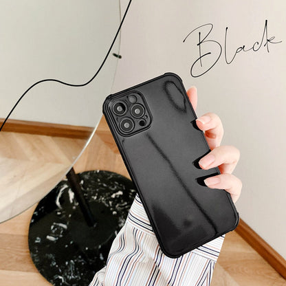 Coque de téléphone plaquée brillante de luxe pour iPhone