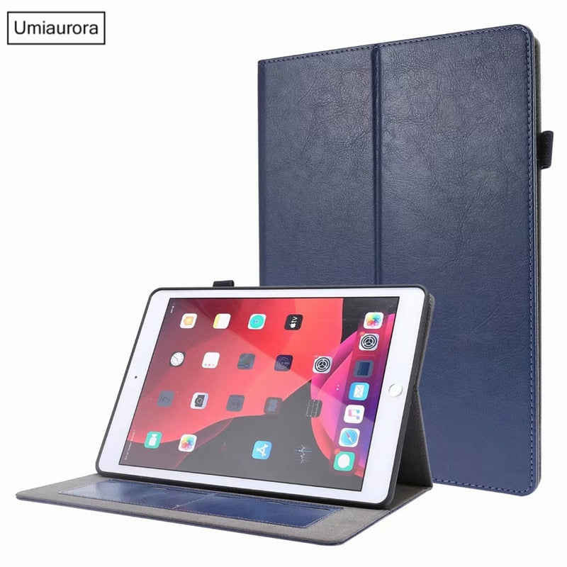 Étui en cuir avec poche intérieure pour iPad