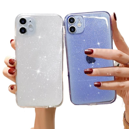 Coque de téléphone de luxe colorée et scintillante pour iPhone