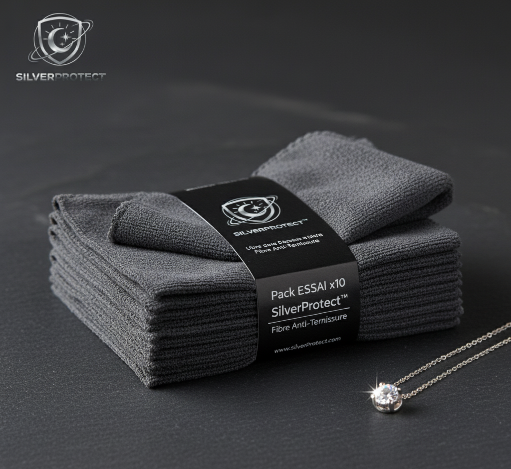 Chiffon de Polissage SilverProtect™ | Pack ESSAI x10
