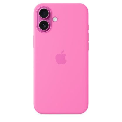 Coque en silicone authentique pour iPhone 16 Pro avec MagSafe