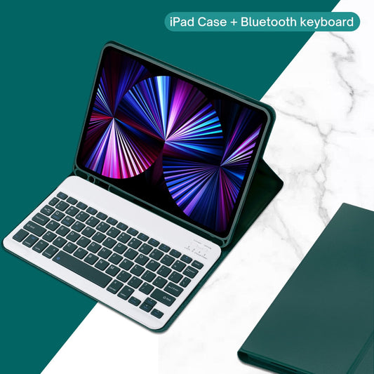 Étui iPad en cuir PU avec support et clavier