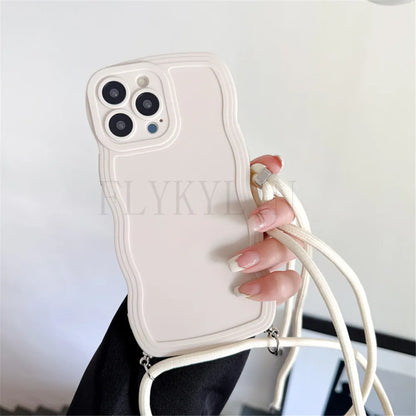 Étui à bandoulière Wave Edge pour iPhone