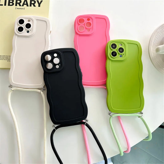 Étui à bandoulière Wave Edge pour iPhone