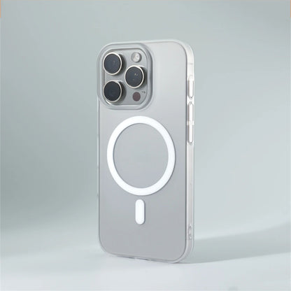 Coque iPhone Ultra-Fine Mat 1.0 mm | Compatible MagSafe | Design Élégant et Léger