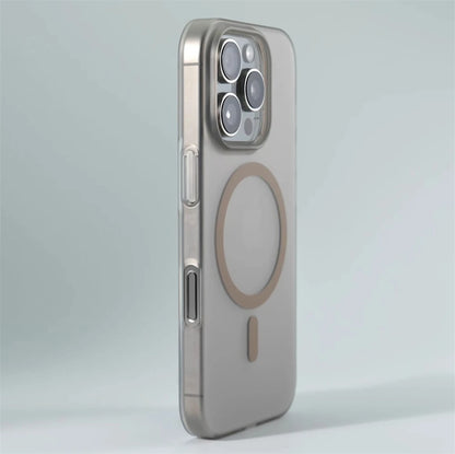 Coque iPhone Ultra-Fine Mat 1.0 mm | Compatible MagSafe | Design Élégant et Léger