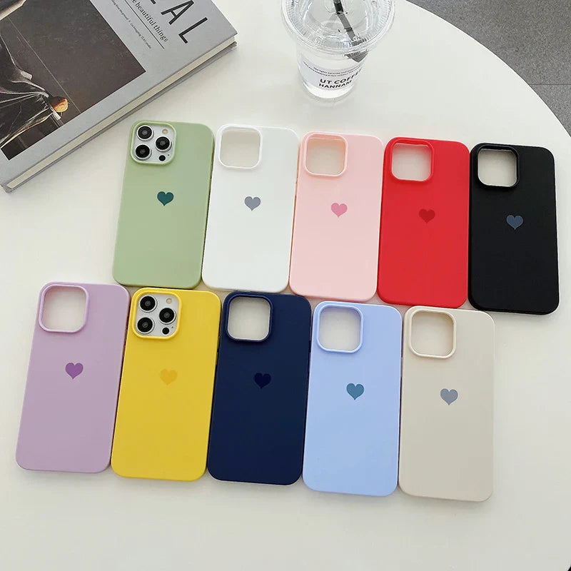 Coque de téléphone Love Heart pour iPhone