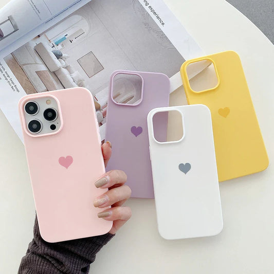 Coque de téléphone Love Heart pour iPhone